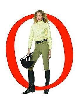 Ovation Girls Euroweave Knee Patch Breech
