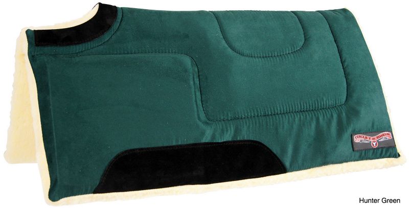 Circle Y Microsuede Cutback Built-Up Pad