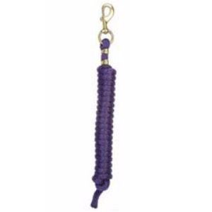 35-2130-S12 Weaver Mini/Pony Poly Lead Rope Brass Purple sku 35-2130-S12