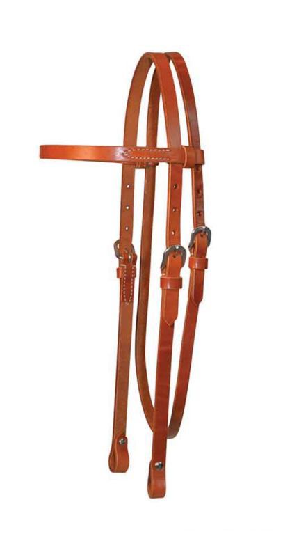 Circle Y Single Ply 5/8in Browband Headstall Regul