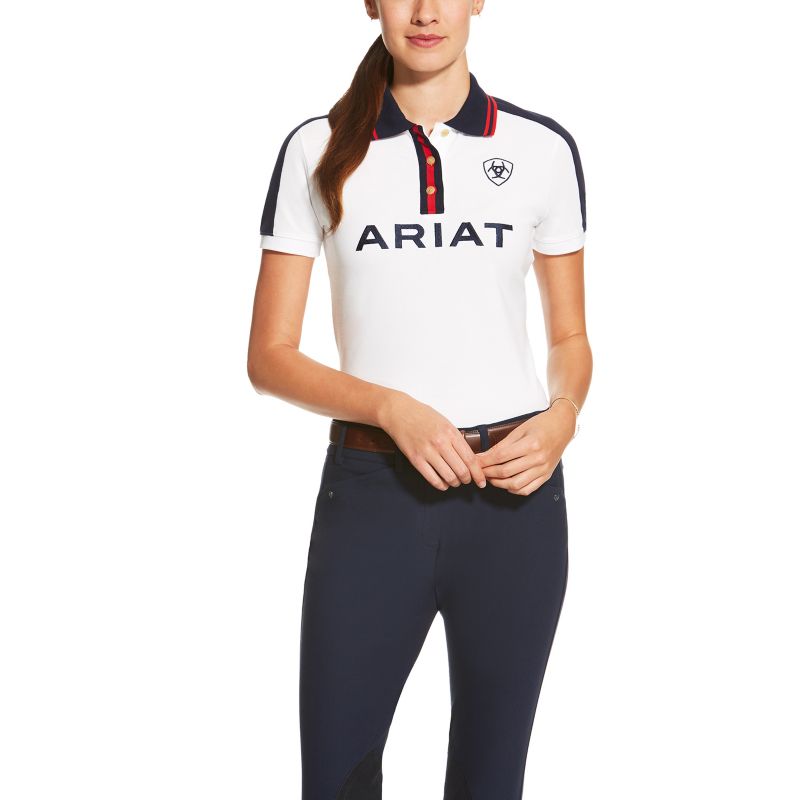 Ariat Womens New Team Polo Black
