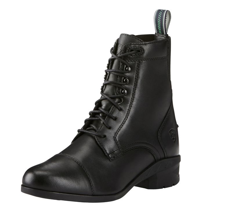 Ariat Womens Heritage IV Lace Paddock Black