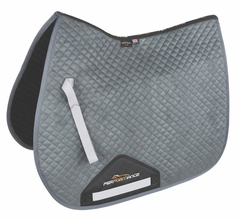 5265GREY17-18 Shires Performance Suede AP Pad 17-18 Gray sku 5265GREY17-18