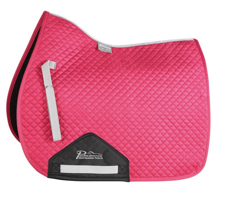 5265RASP17-18 Shires Performance Suede AP Pad 17-18 Raspberry sku 5265RASP17-18