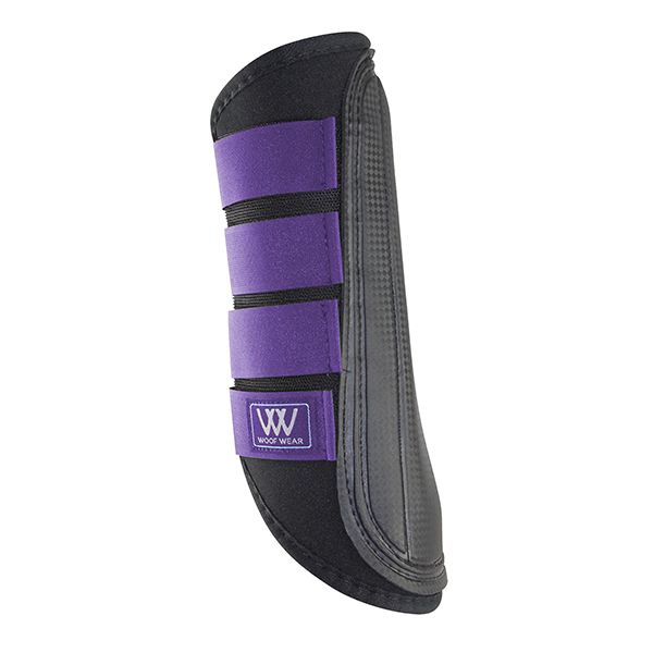 Woof Wear Single Lock Brushing Boots Small Purple