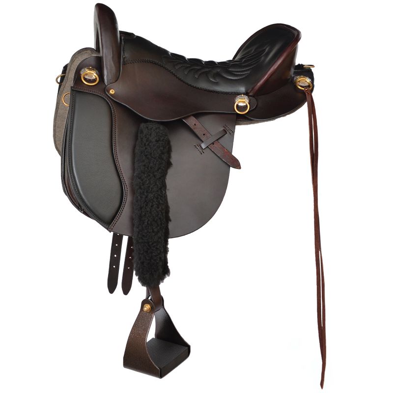 T49-820-4163-12 Tucker Wide Tree Equitation Saddle 18.5in sku T49-820-4163-12