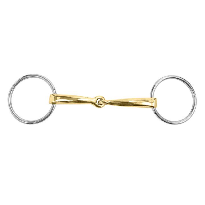 Sanft Curve Mouth Loose Ring Snaffle Bit 14mm 5