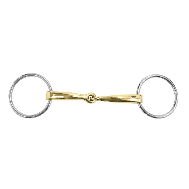 Sanft Curve Mouth Loose Ring Snaffle Bit 18mm 5.25