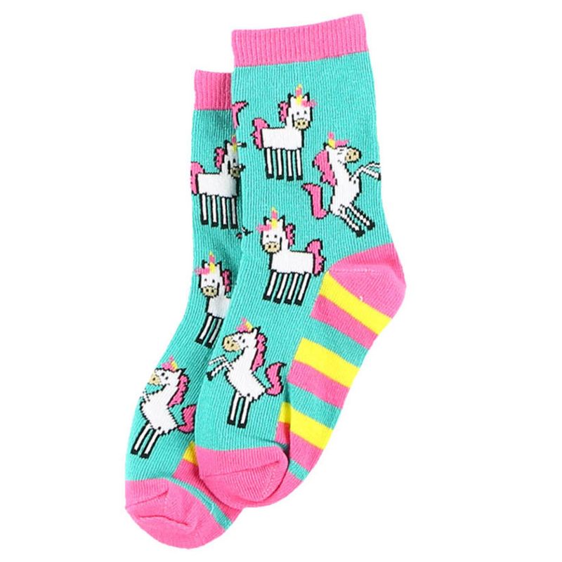 Lazy One Unicorn Kids Socks Large Unicorn