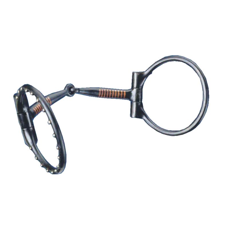 25-1 Colorado Saddlery Gun Metal Blue Dee Snaffle Bit sku 25-1