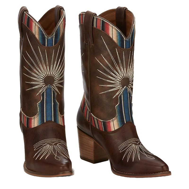Nocona Ladies Conchita SnipToe Boots 10 B Caramel