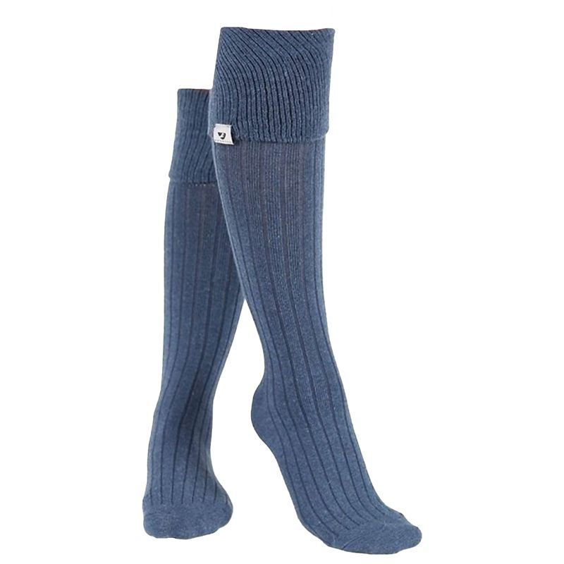 Shires Aubrion Cottonwood Boot Socks Blue