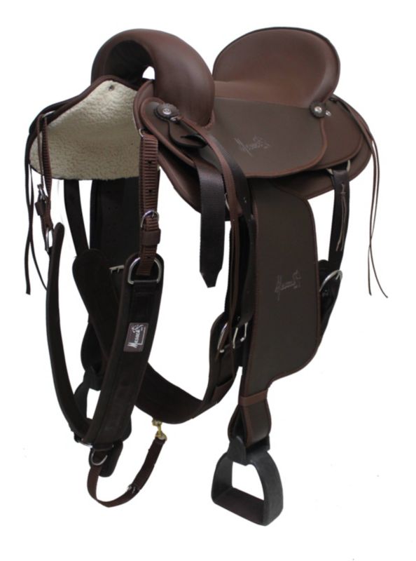 1723005 Mesace Brown Hornless Saddle with Skirt sku 1723005