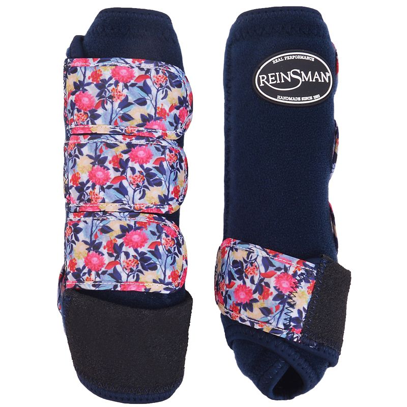 Reinsman Print Sport Boots 2-Pack L Navy Floral