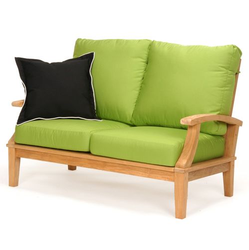 Sophia Teak Loveseat Cushions