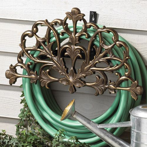French Bronze Filigree Hose Holder