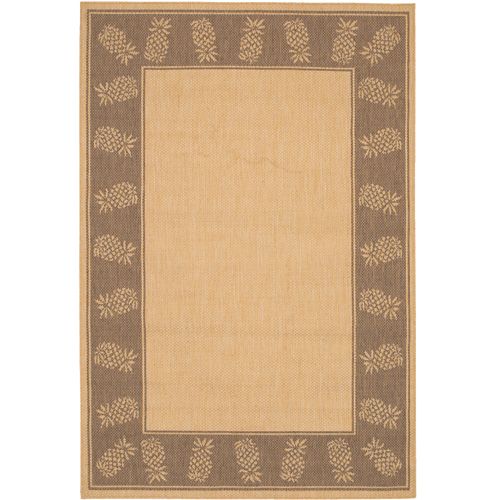 Recife Rug Tropics Natural-Cocoa