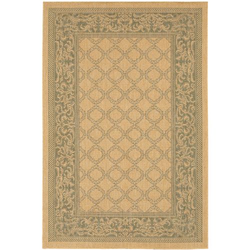 Recife Rug Garden Lattice Nat-Green