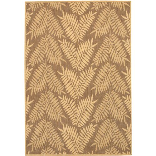Recife Rug Tropical Ferns Cocoa-Nat