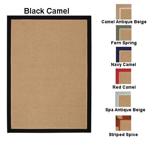 Capel Rugs Castaway Rug 5x7 Black Camel
