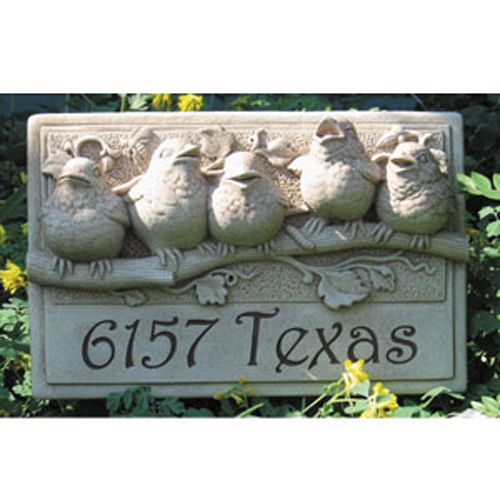 Concrete Garden Plaque Engraved