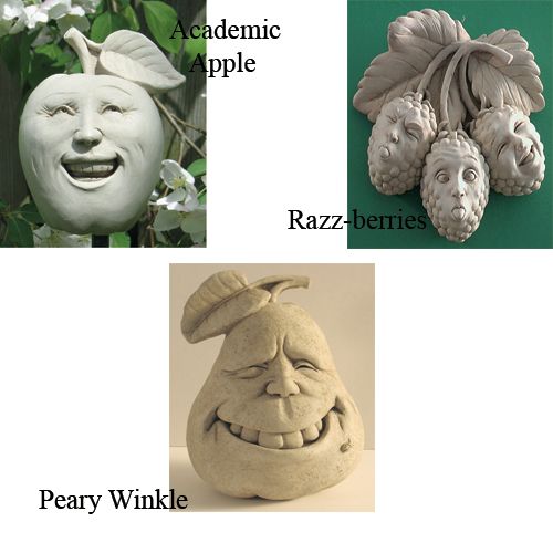 Fruit Statue Academic Apple