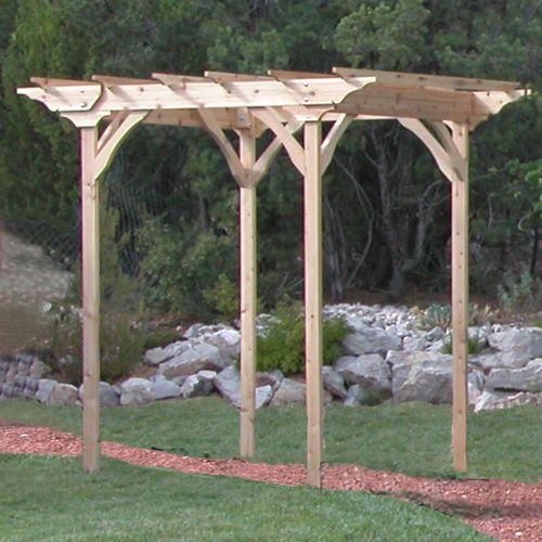 Handcrafted Cedar Pergola 8FT x 6FT x 7.7FT
