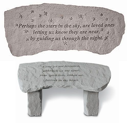 Stone Bench- Perhaps they are not stars