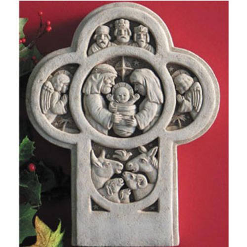 Nativity Cross Plaque