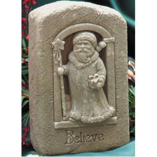 Believe Santa Plaque Statue