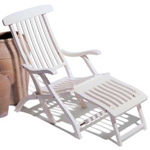 Jutlandia Steamer Chair White