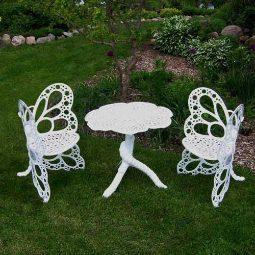 Butterfly Bistro Set Antique