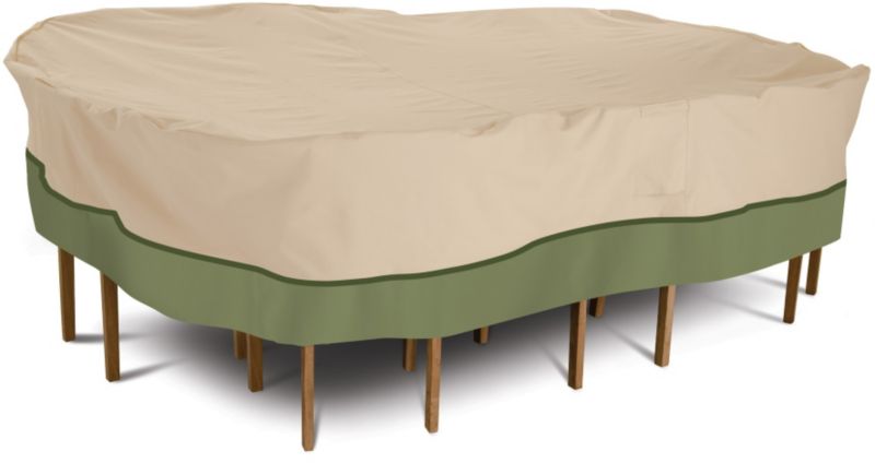 Eco Oval Table Chair Set Cover