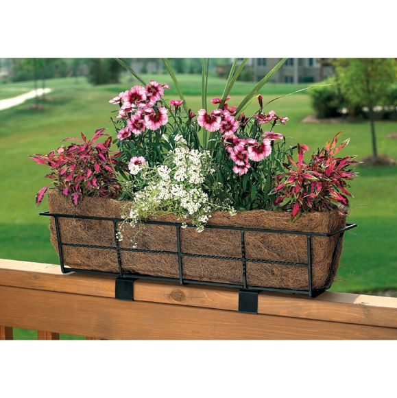 Cobraco Canterbury Adjustable Deck Railing Planter