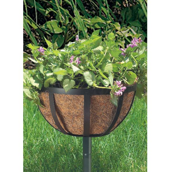 Cobraco English Flat Metal Stake Planters 2 Pk