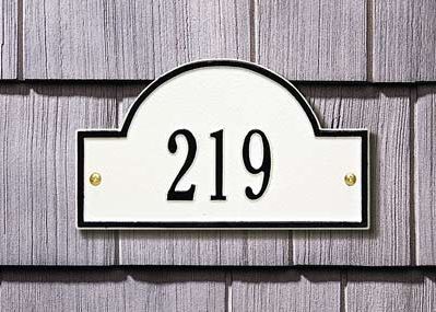Whitehall Petite Arch Marker Plaque Wall
