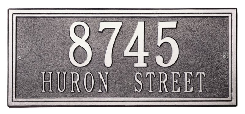 Whitehall Double Line Plaque