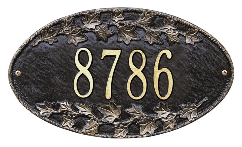 Whitehall Ivy Oval Plaque