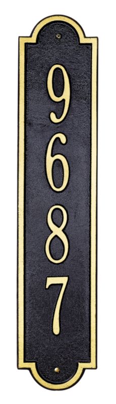 Whitehall Richmond Address Plaque