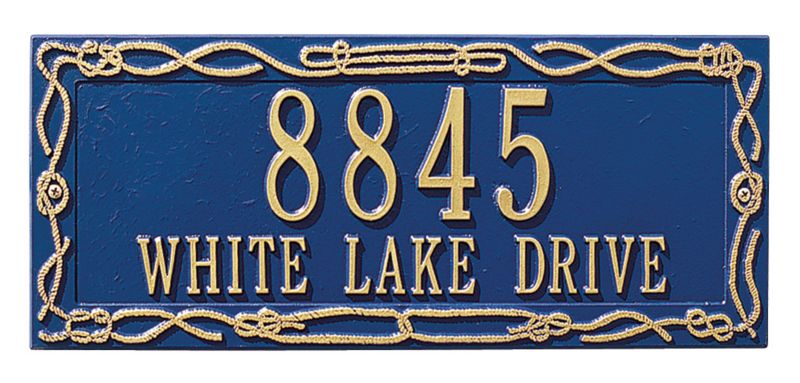 Whitehall Sailor's Knot Address Plaque