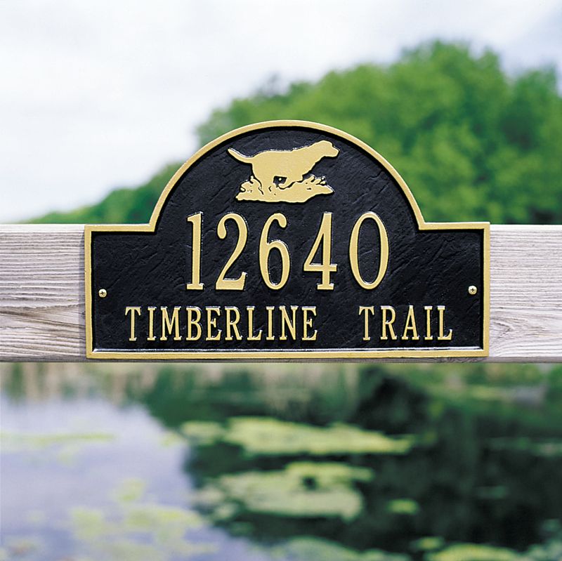 Whitehall Retriever Arch Plaque