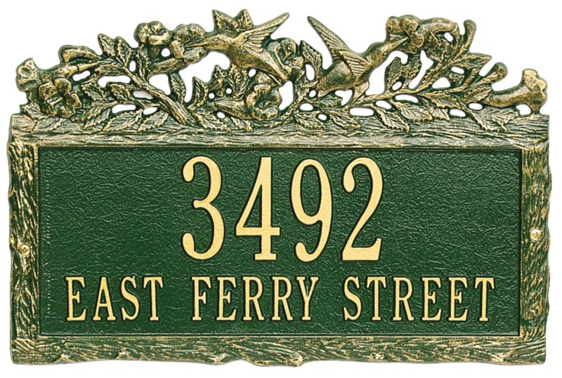 Whitehall Woodland Hummingbird Wall Plaque