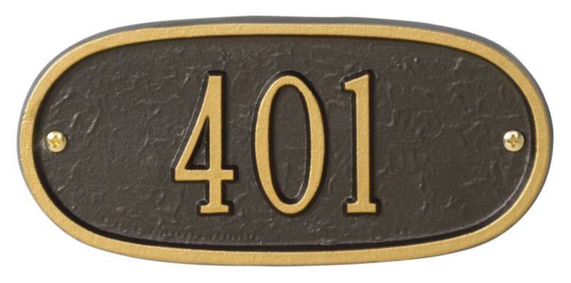 Whitehall Oval Petite Wall Plaque