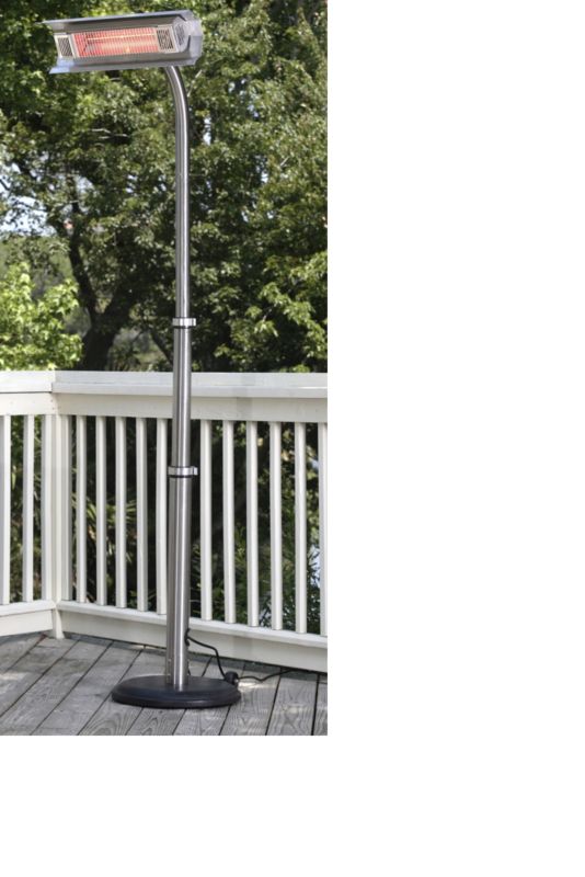 1500W Electric Infrared Telescoping Pole Heater SS