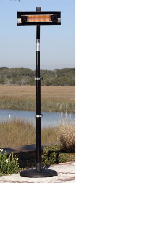 1500W Electric Infrared Telescoping Patio Heater