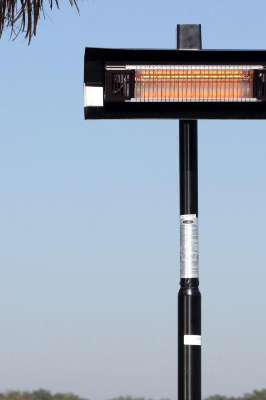 1500W Electric Infrared Steel Pole Patio Heater