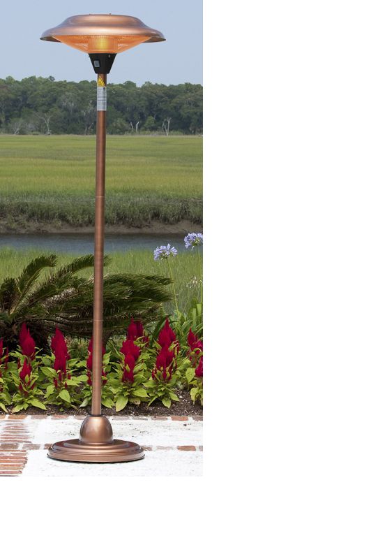 Floor Standing Copper Finish Halogen Patio Heater Best Price