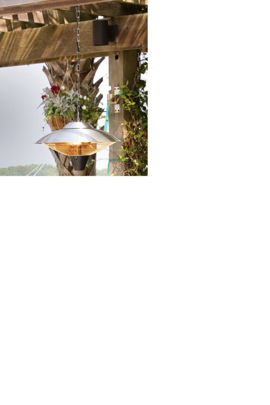 1500W Hanging Stainless Steel Halogen Heater