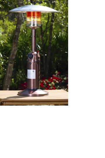 Copper Finish Table Top Patio Heater Best Price