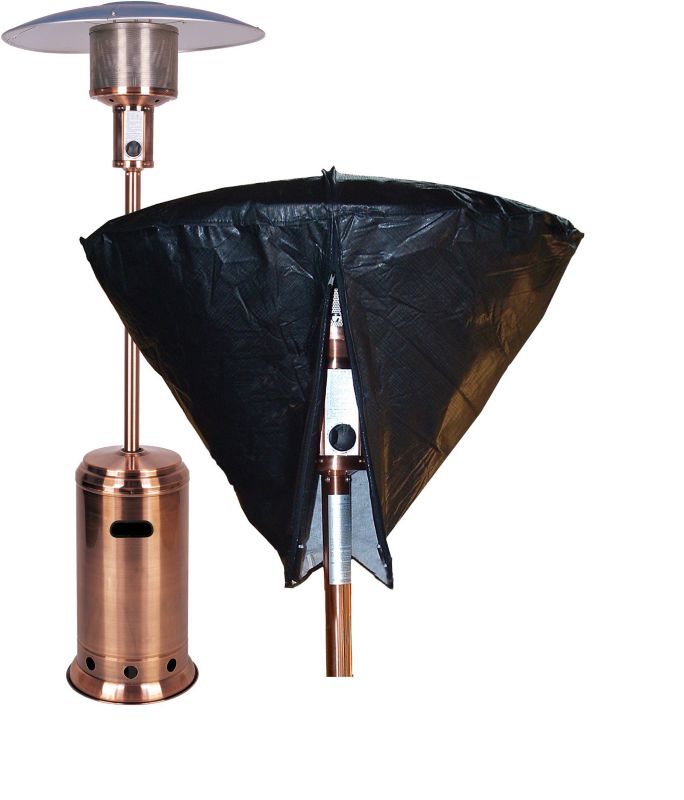 Patio Heater Vinyl Head Cover with Zipper Pull